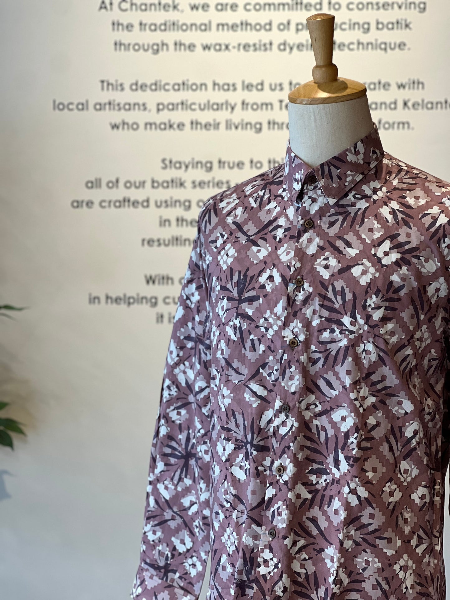 Men's Batik Shirt Long Sleeve (Exclusive) - 13