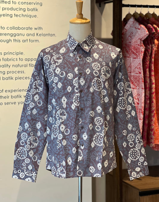 Men's Batik Shirt Long Sleeve (Exclusive) - 23
