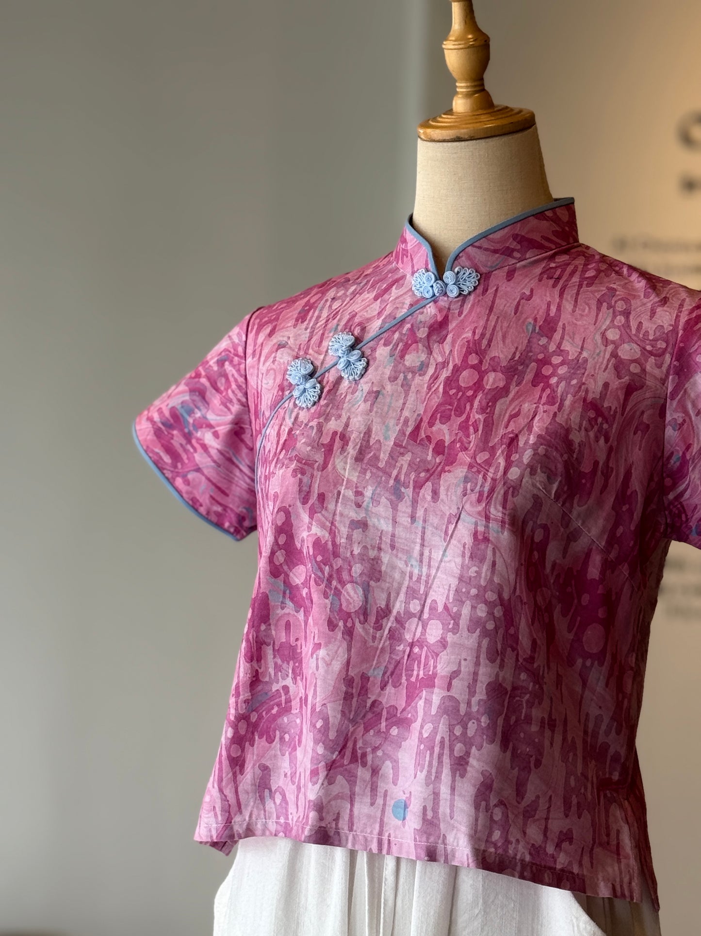 Pastel Qipao Top (Ombak Ganu) 03