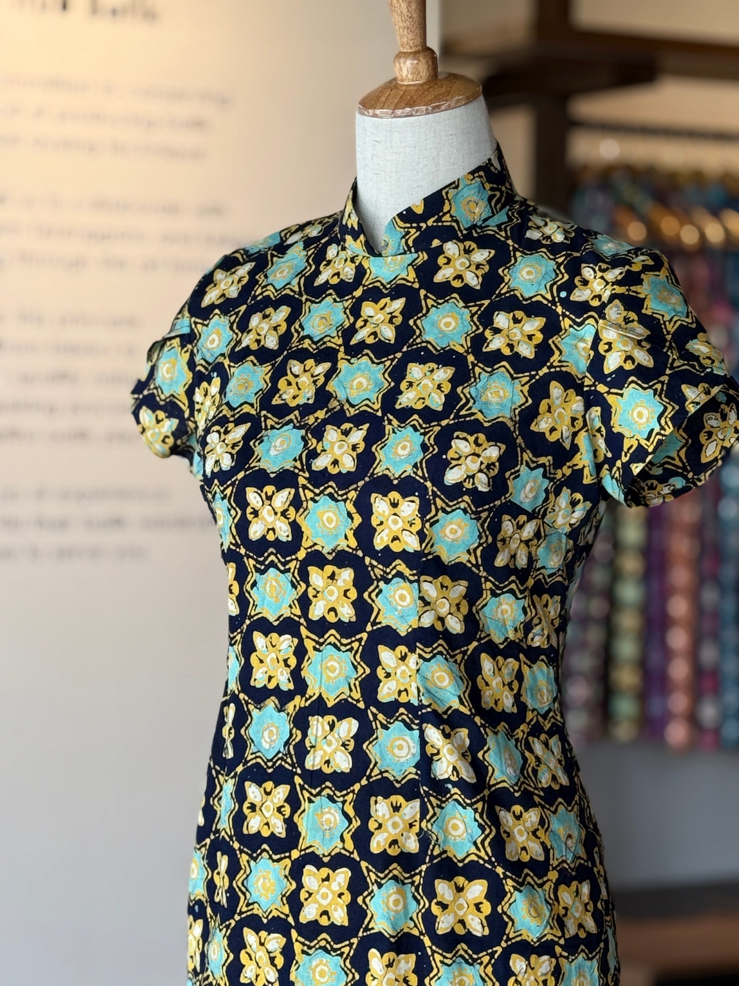 Luna Qipao Dress (with sleeve) 05