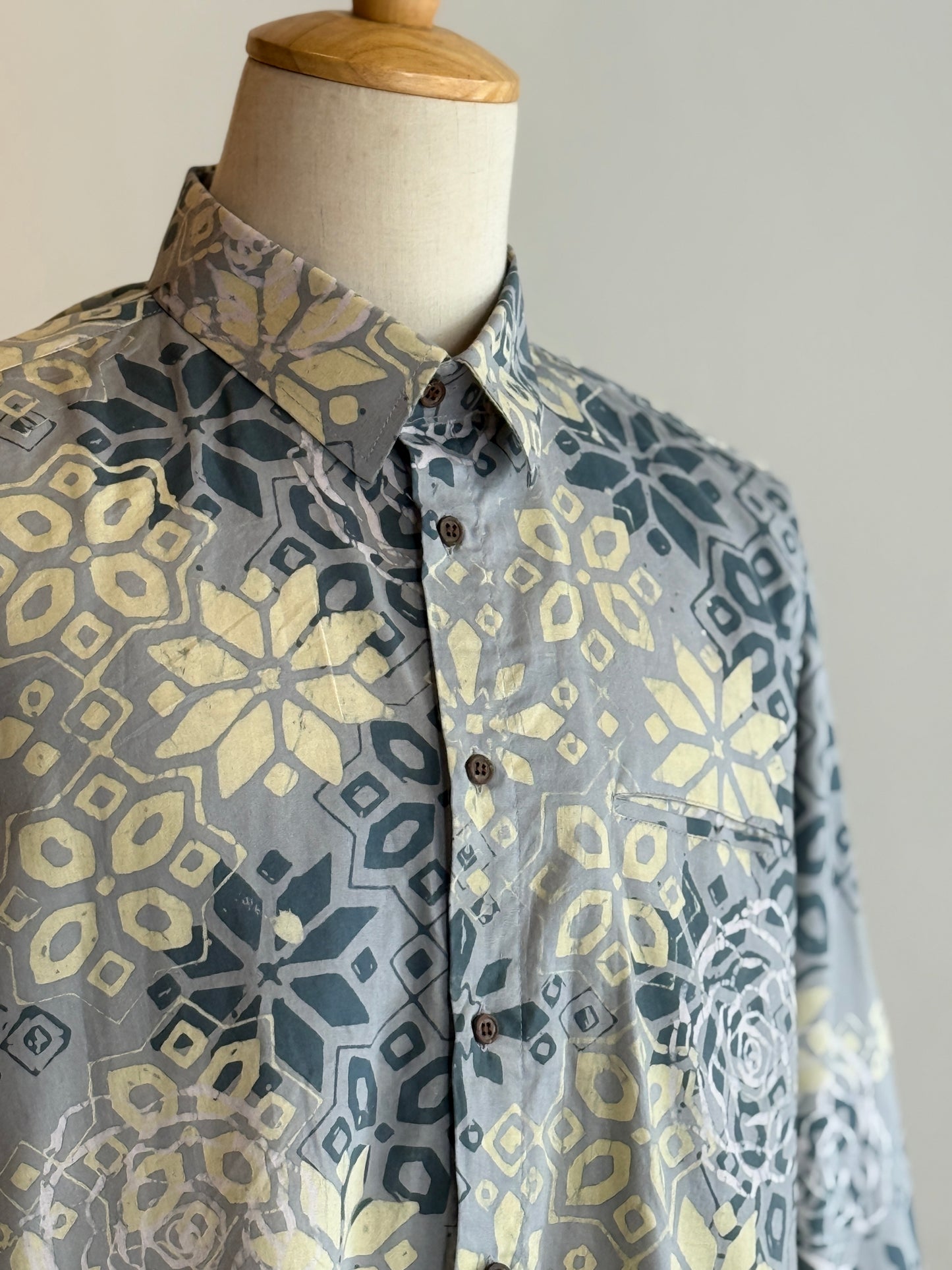 Men's Batik Shirt Long Sleeve Exclusive - 15