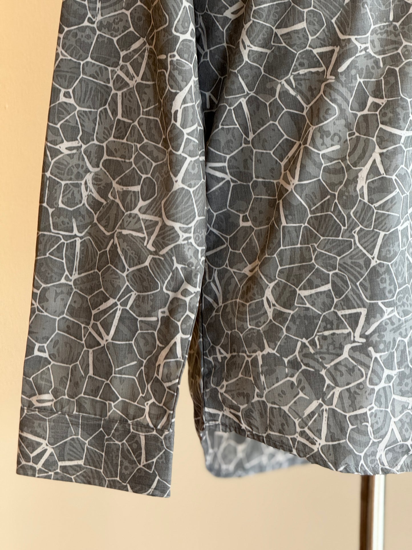 Men's Batik Shirt Long Sleeve - 02