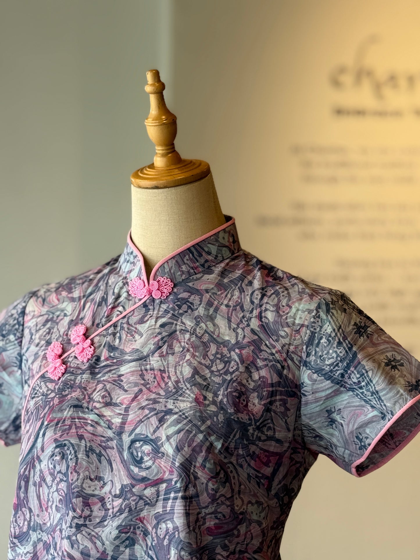 Pastel Qipao Top (Ombak Ganu) 05