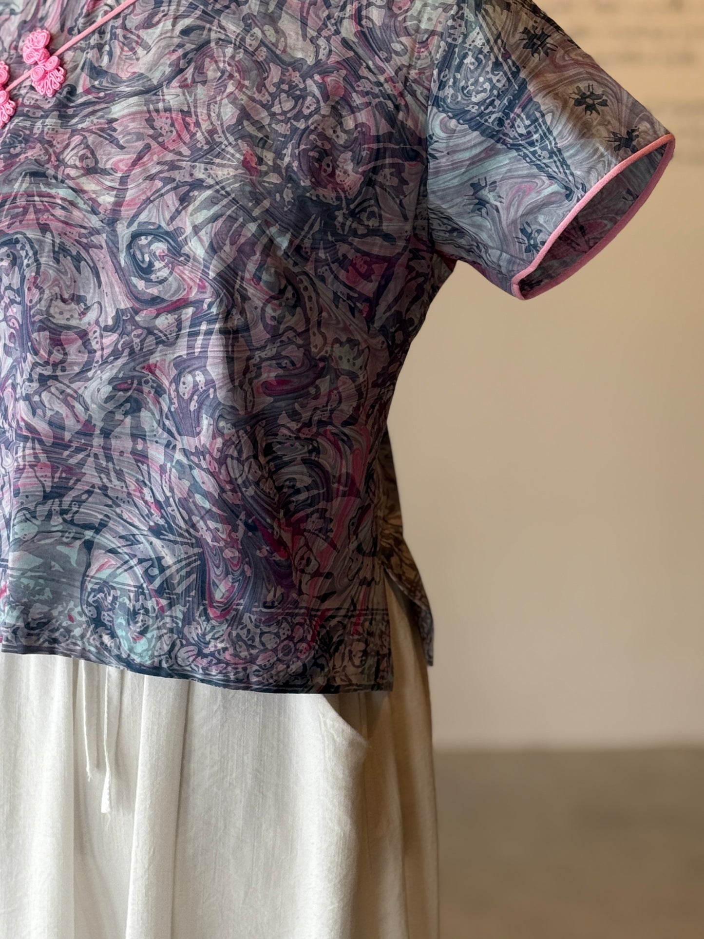 Pastel Qipao Top (Ombak Ganu) 05