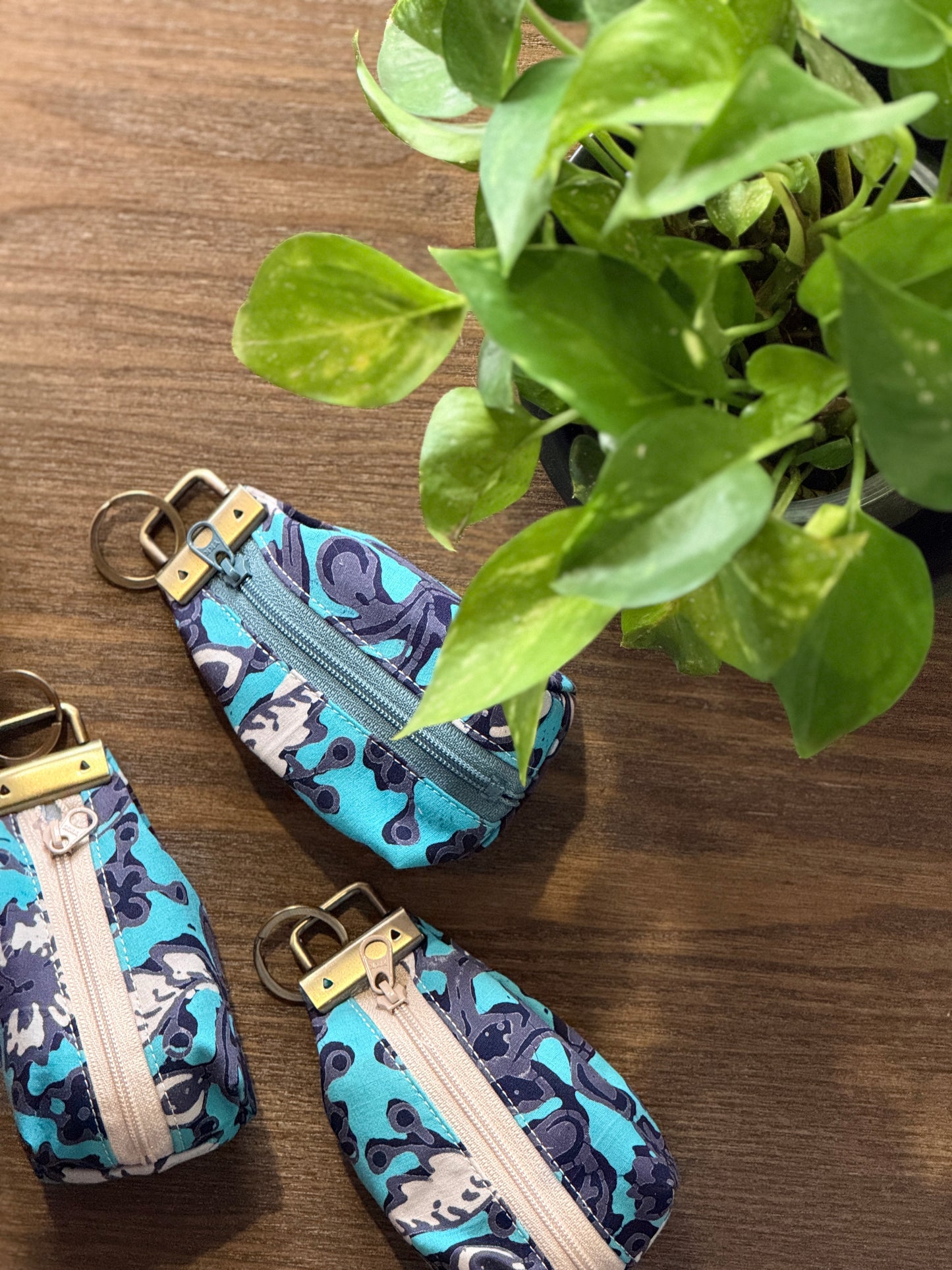 Batik Key-fob Pouch 19