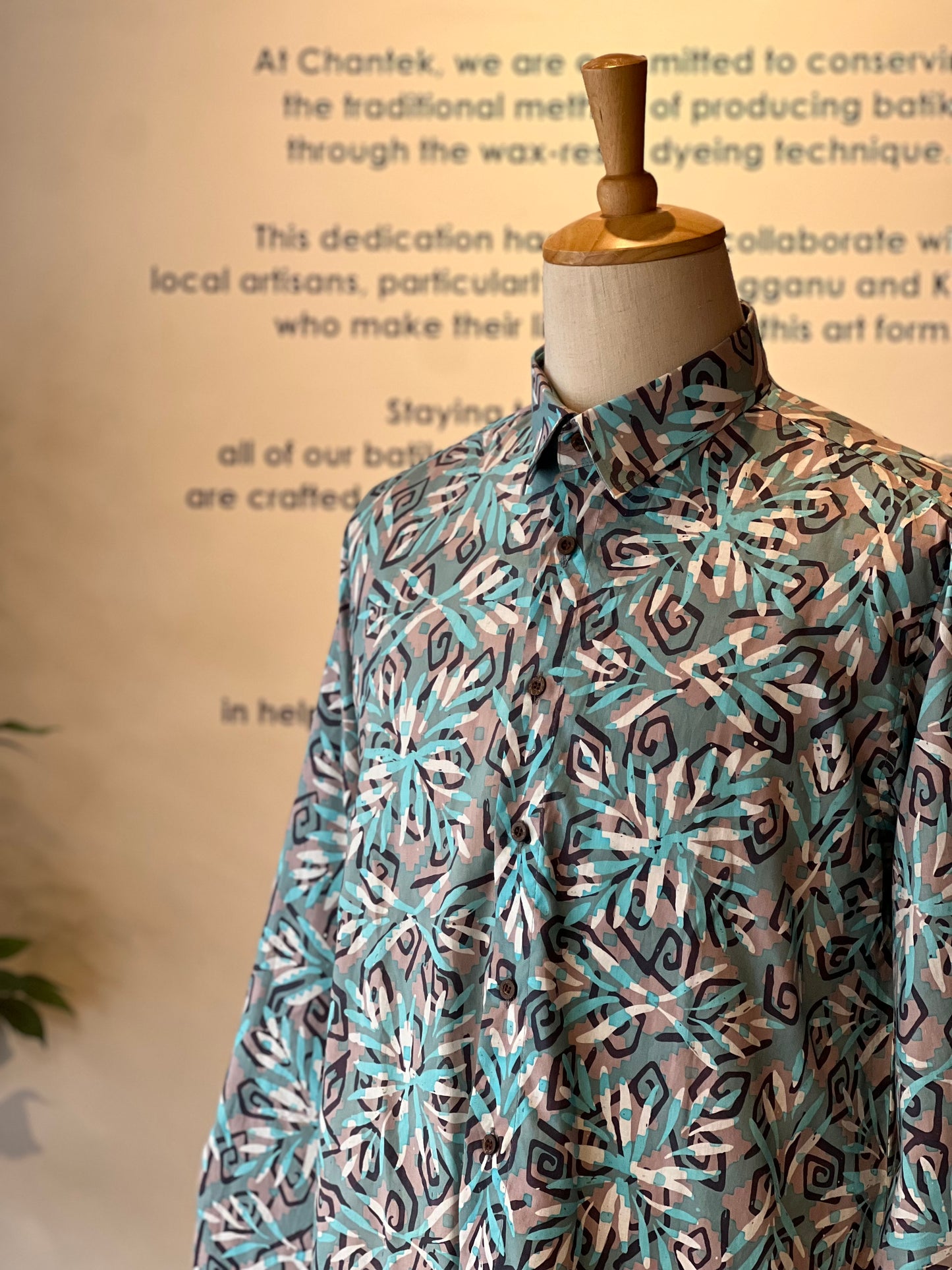Men's Batik Shirt Long Sleeve (Exclusive) - 14