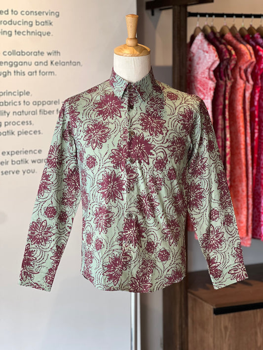 Men's Batik Shirt Long Sleeve (Exclusive) - 05