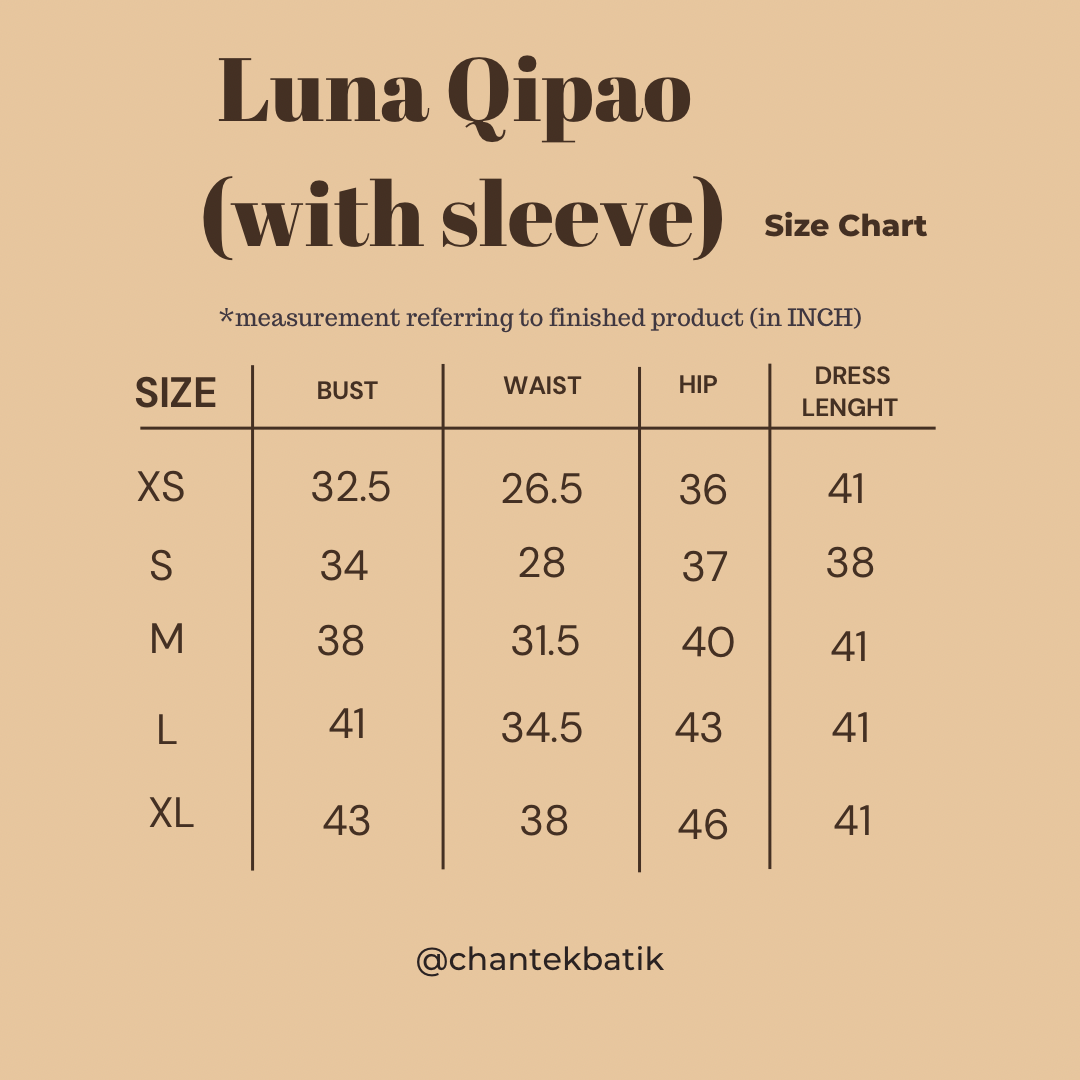 Luna Qipao Dress (with sleeve) 05