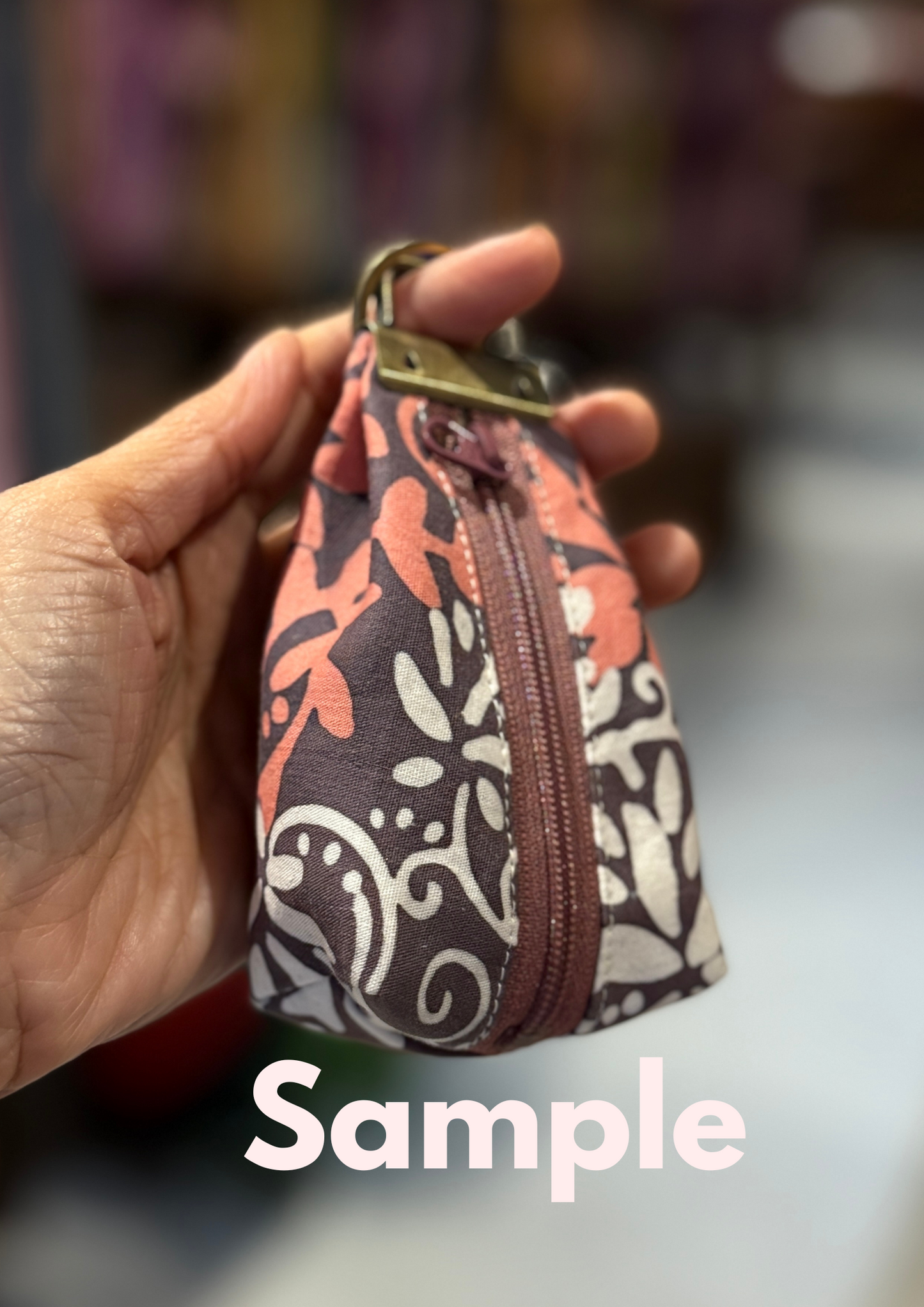 Batik Key-fob Pouch 01
