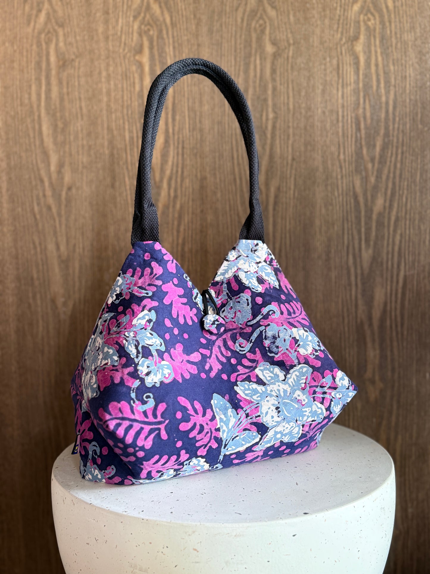 Julia Reversible Batik Handbag - 01