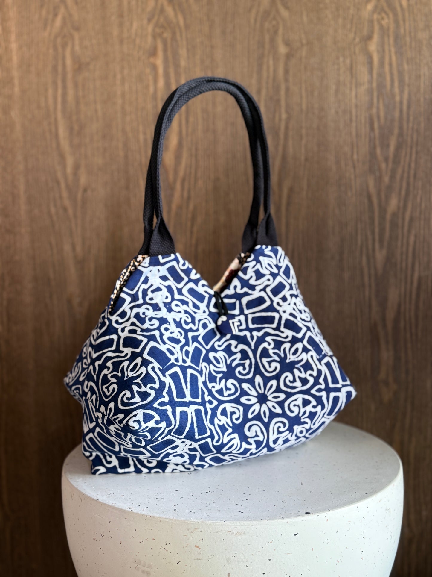 Julia Reversible Batik Handbag - 03
