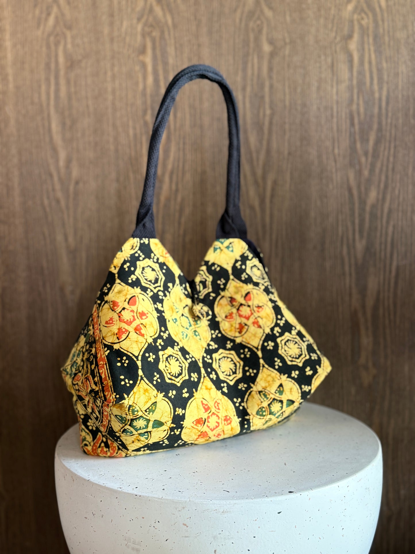Julia Reversible Batik Handbag - 10