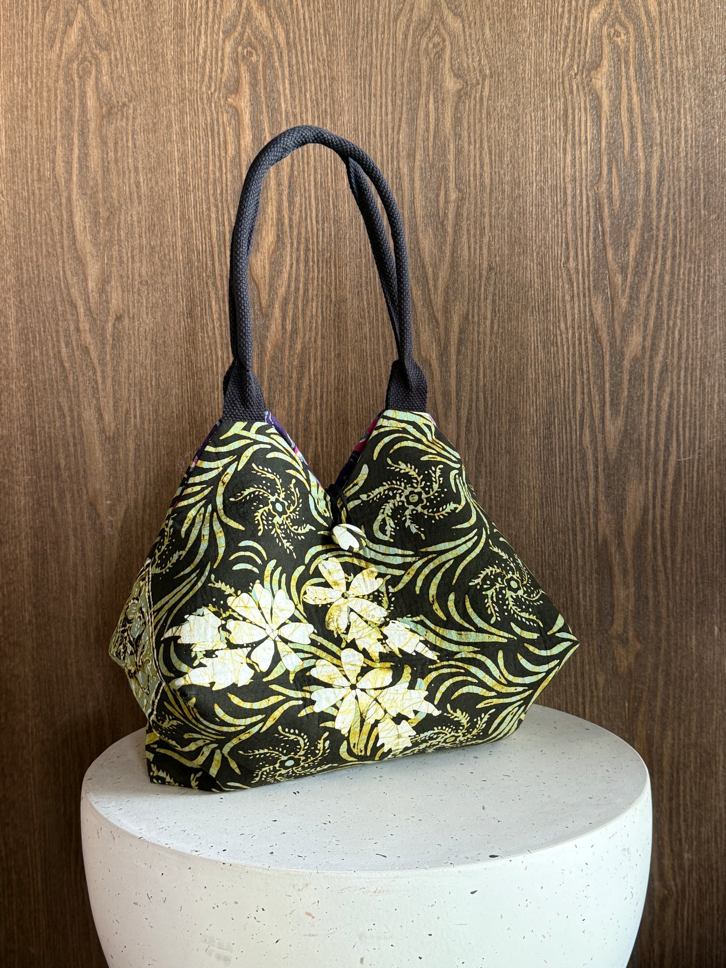 Julia Reversible Batik Handbag - 22