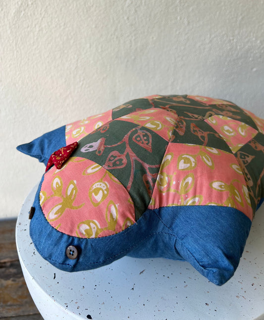 Turtle Baya Batik Patcwork Pillow 01