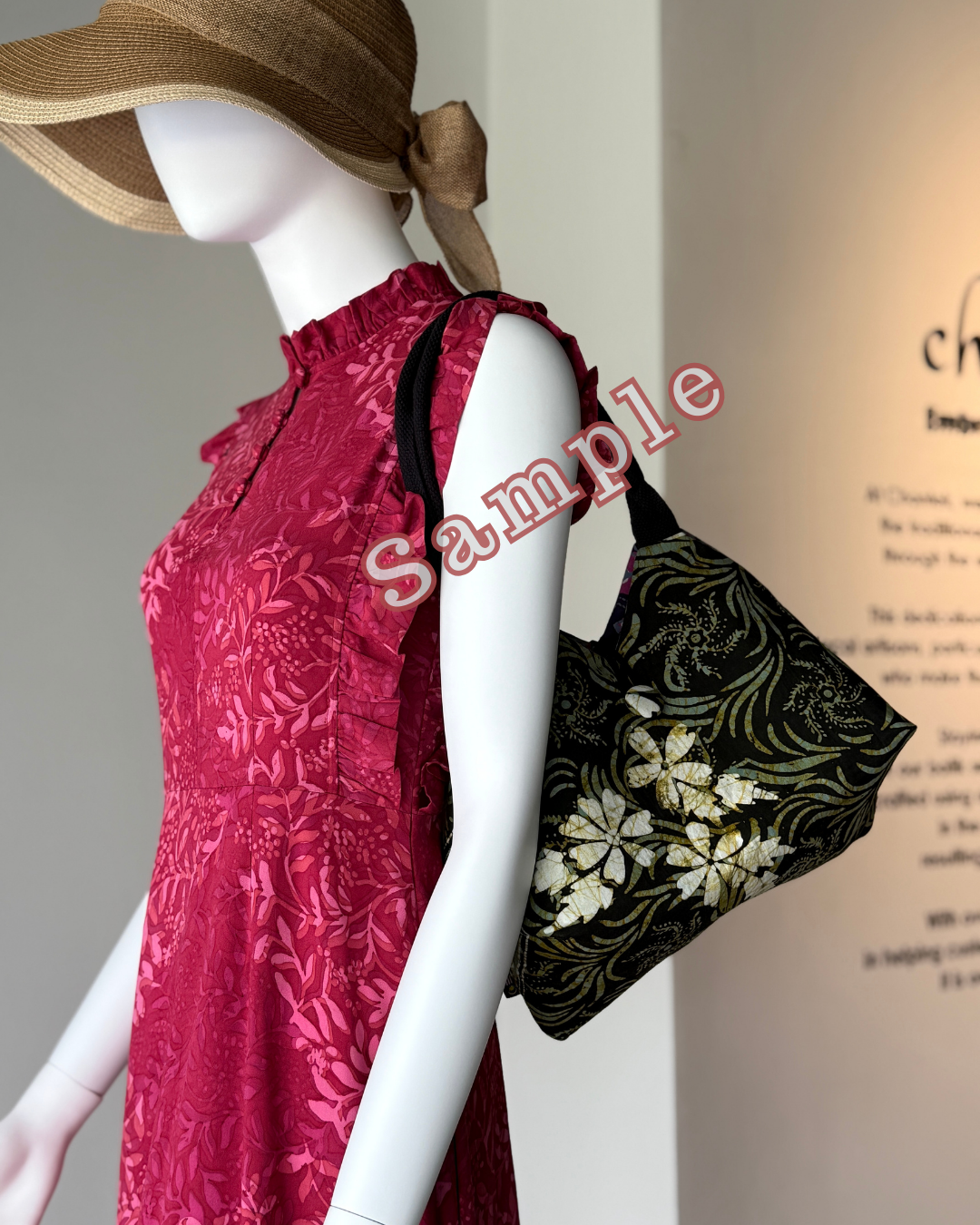 Julia Reversible Batik Handbag - 22