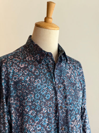 Men's Batik Shirt Long Sleeve Exclusive - Premium Cotton Silk 33