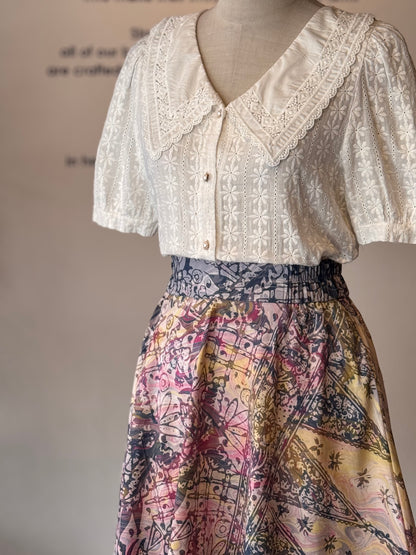 Ayu Lady Midi Wavy Skirt 01