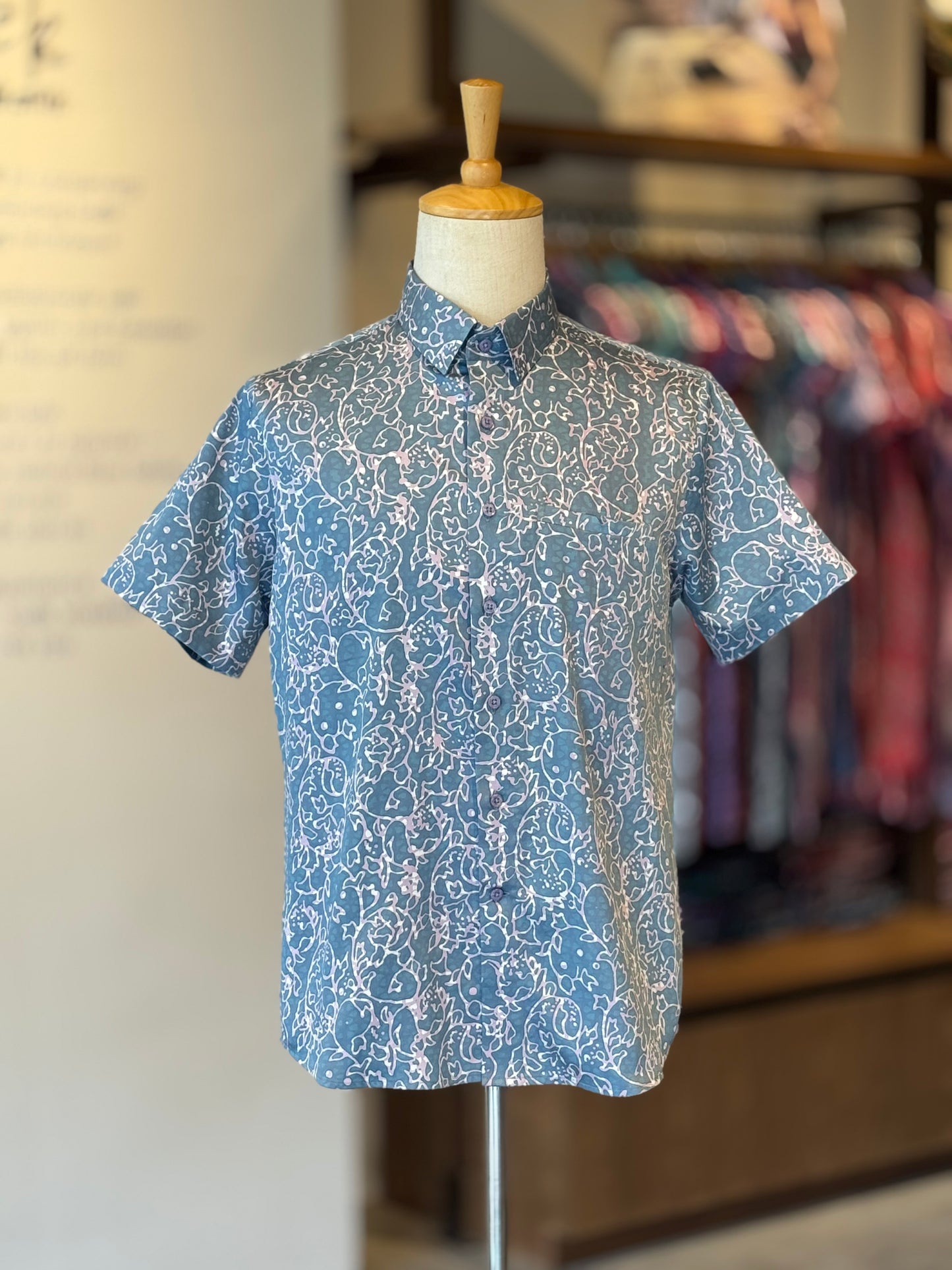 Men's Shirt Short Sleeve Classic Collar - Exclusive Satin 20