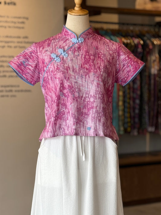 Pastel Qipao Top (Ombak Ganu) 03