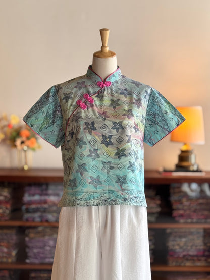 Pastel Qipao Top (Ombak Ganu) 17
