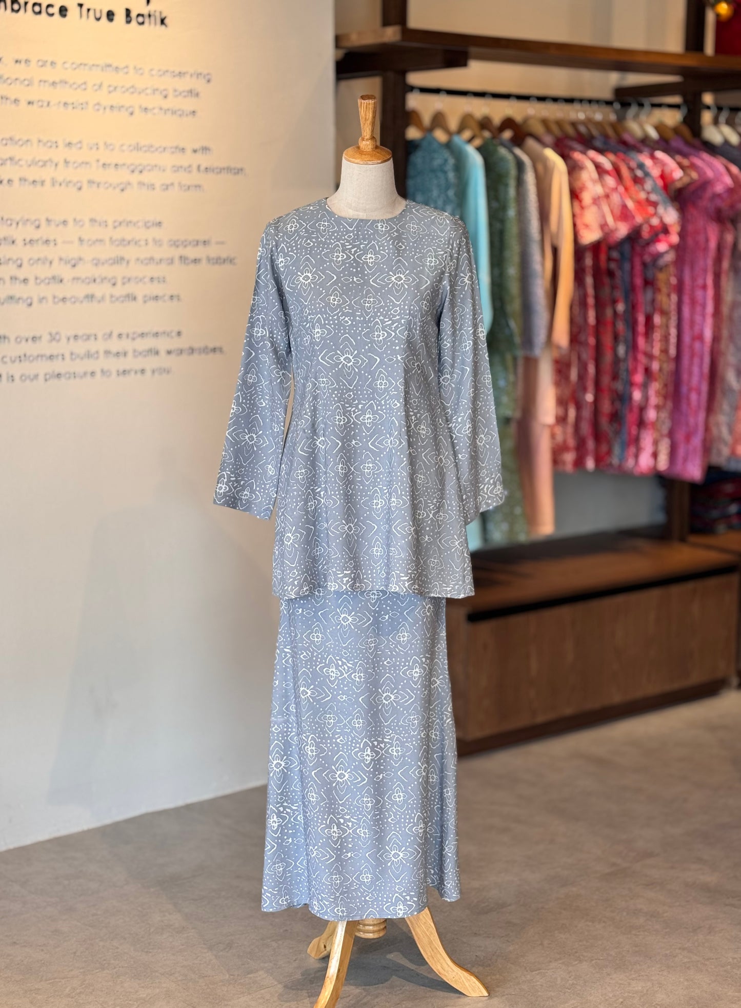Baju Kurung Jamilah (Satu Lapis) - 02