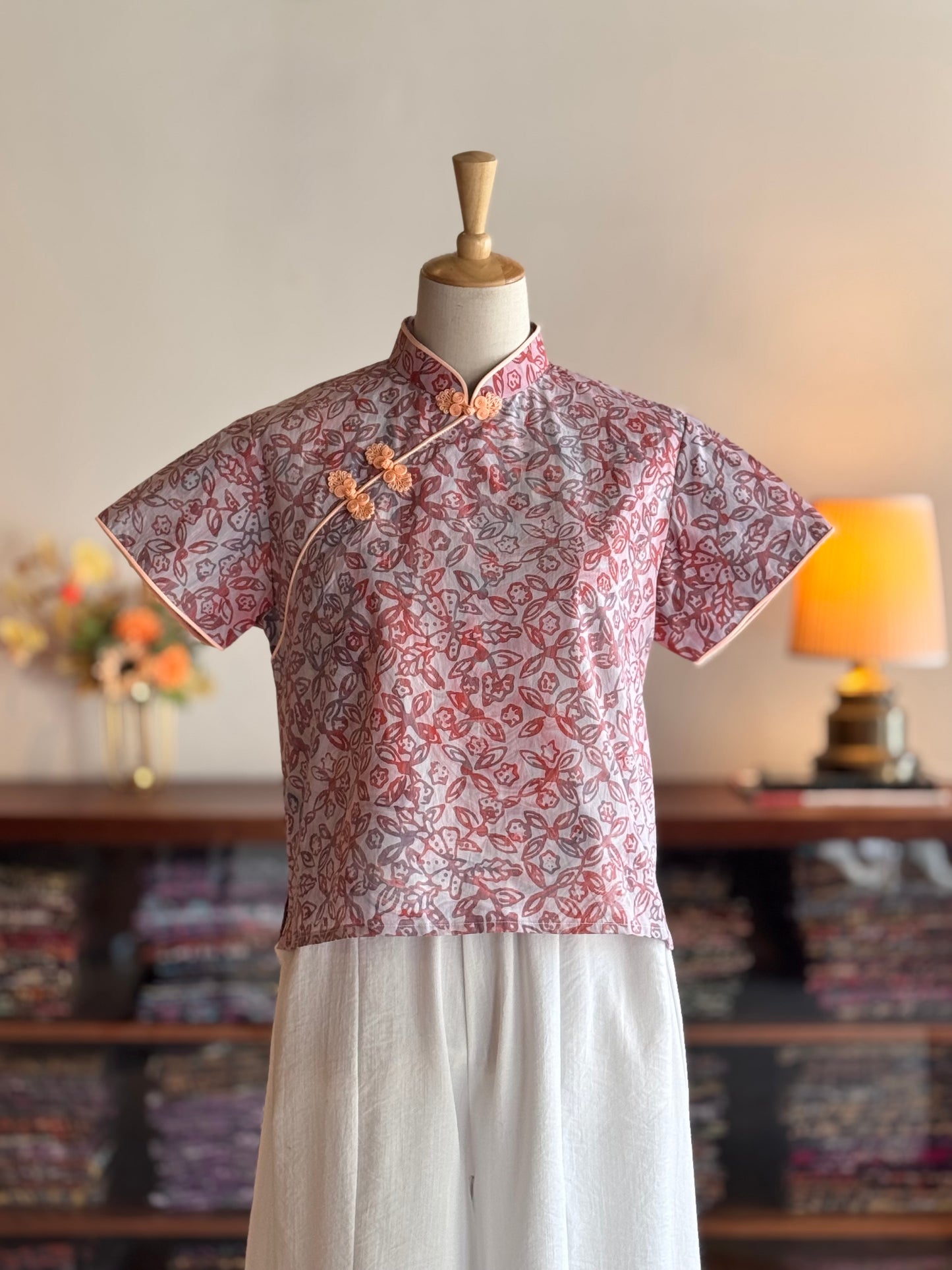 Pastel Qipao Top (Ombak Ganu) 12