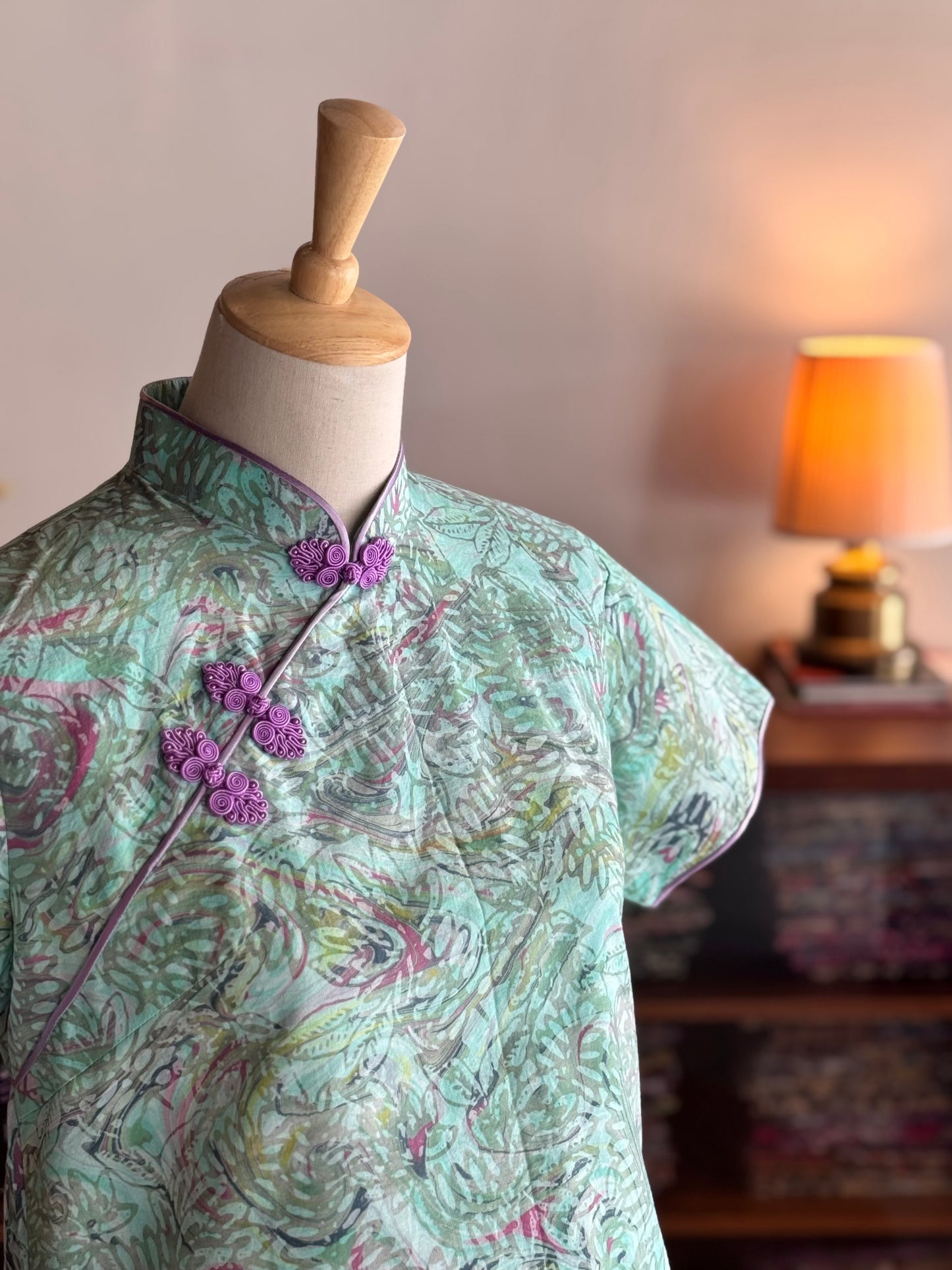 Pastel Qipao Top (Ombak Ganu) 28