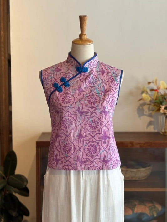 Sleeveless Qipao Top 14