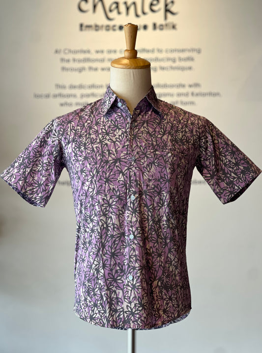 Men's Batik Shirt Short Sleeve - 32