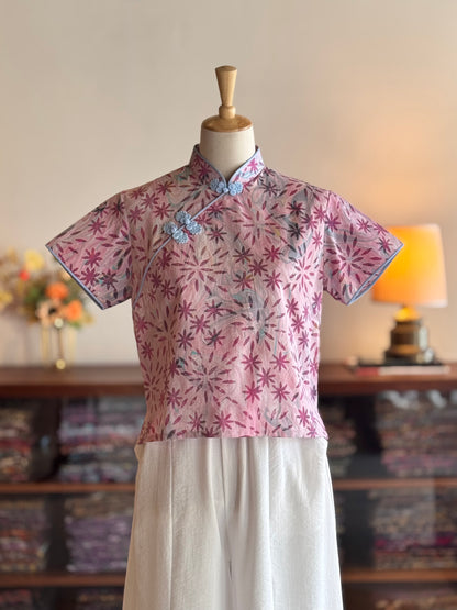 Pastel Qipao Top (Ombak Ganu) 09