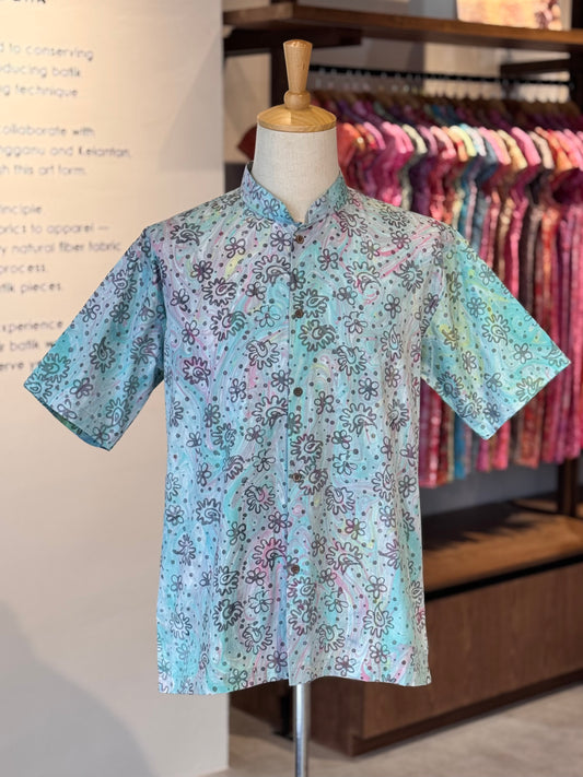 Men's Shirt Short Sleeve Mandarin collar - 24