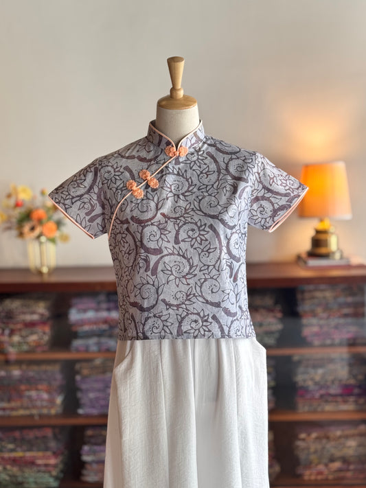 Pastel Qipao Top (Ombak Ganu) 14