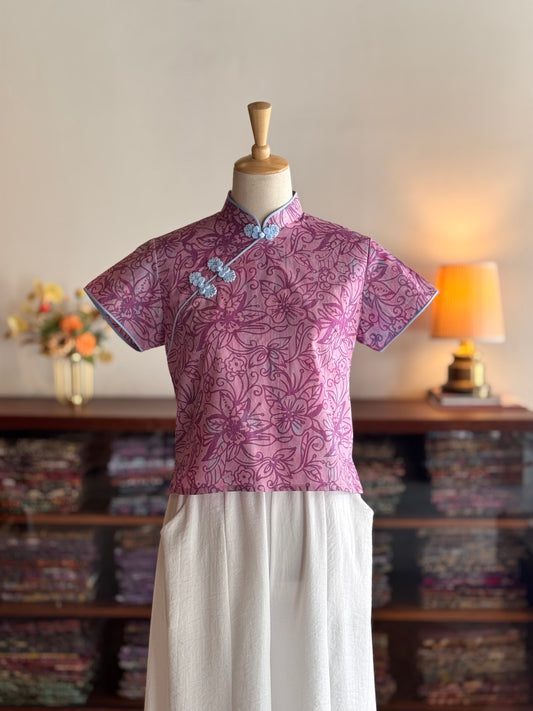 Pastel Qipao Top (Ombak Ganu) 13
