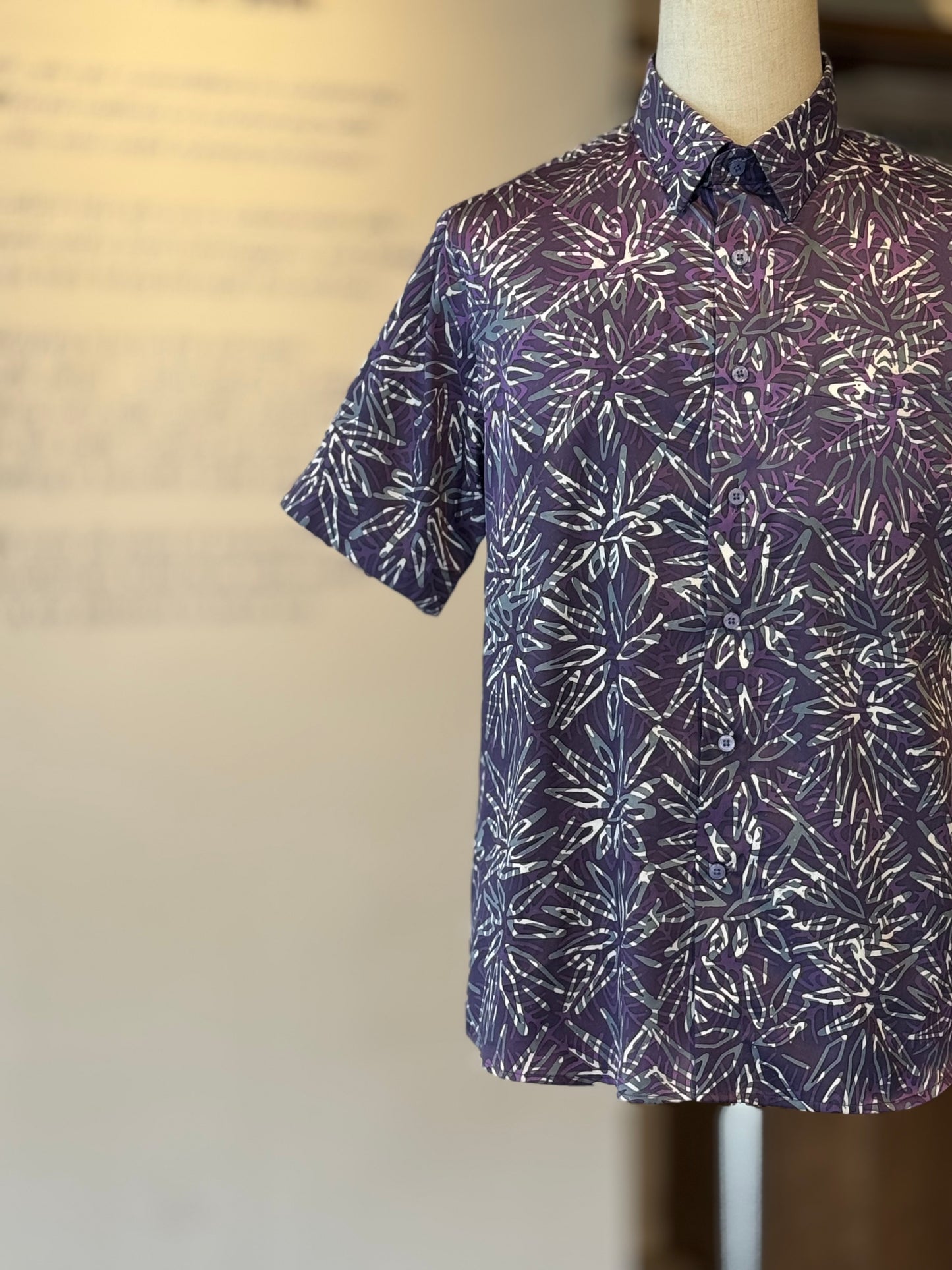 Men's Shirt Short Sleeve Classic Collar - Exclusive Satin 23