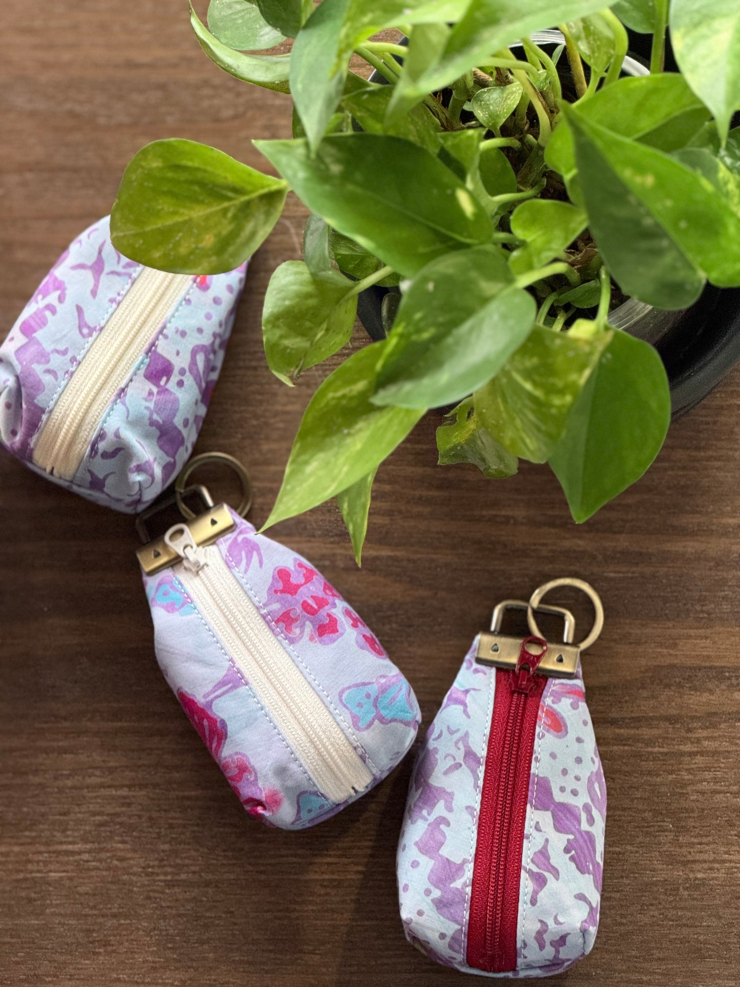 Batik Key-fob Pouch 15