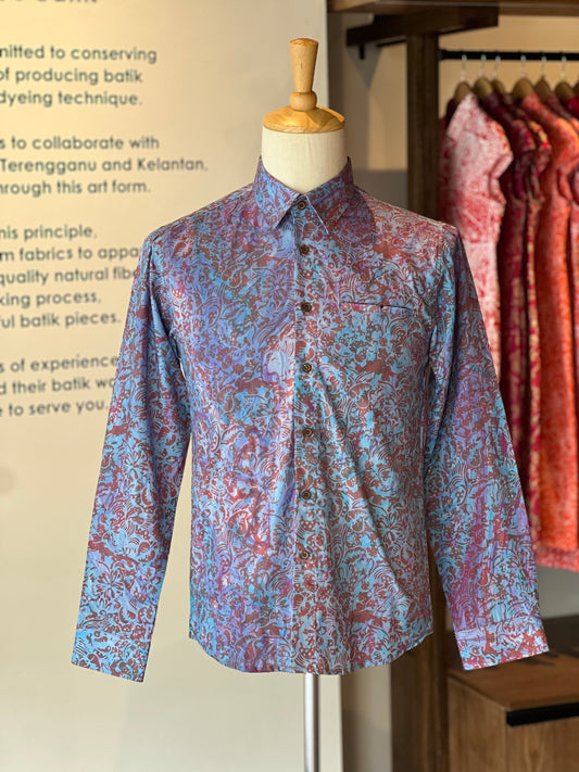 Men's Batik Shirt Long Sleeve - 03