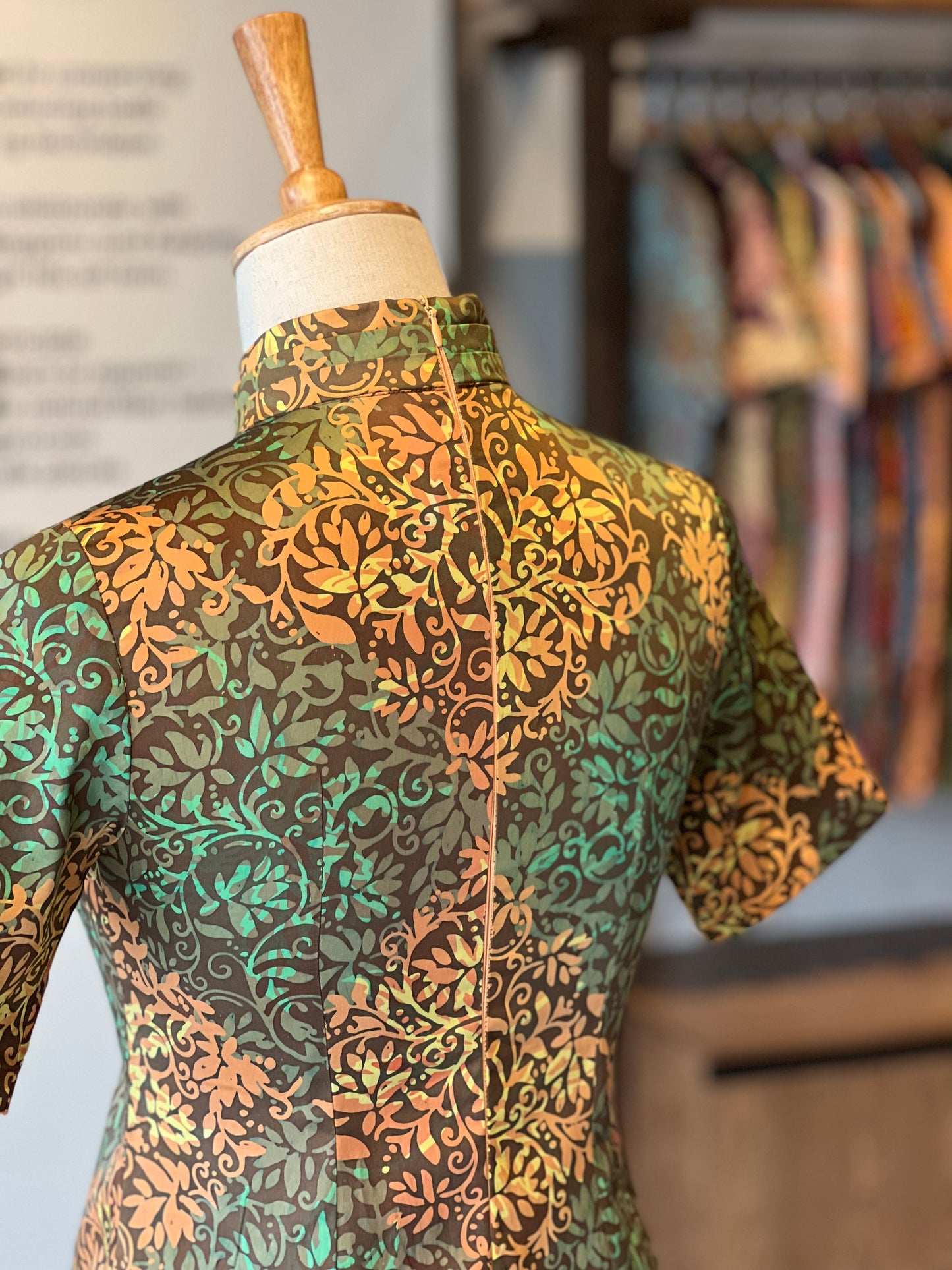 Qipao Sue Ann with Sleeves 04