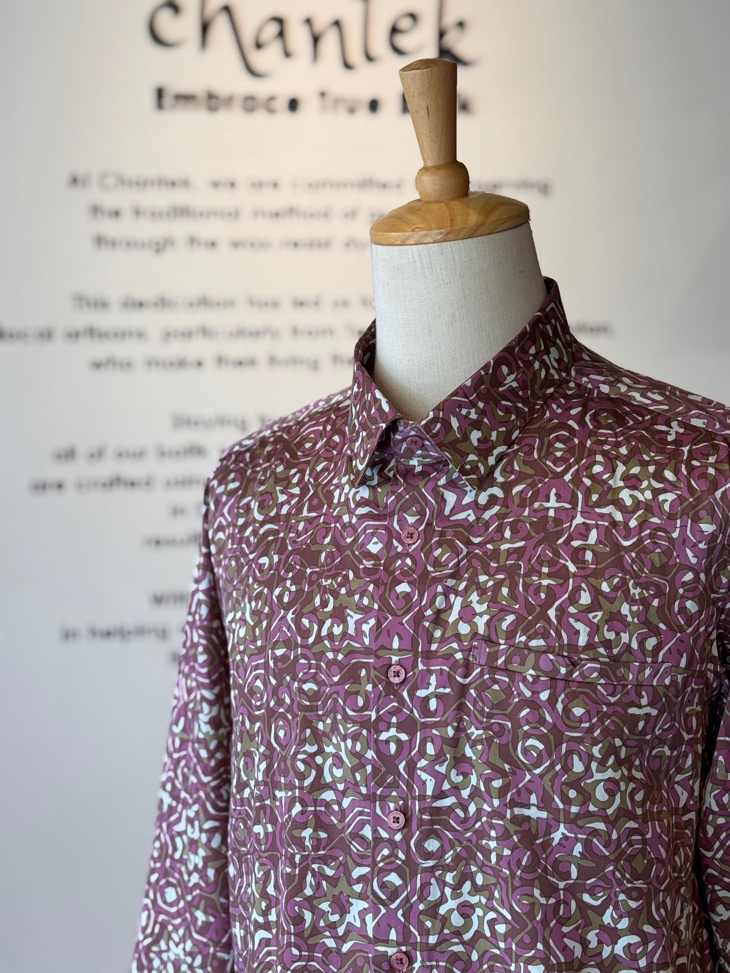 Men's Shirt Long Sleeve Classic Collar - Exclusive Satin 11