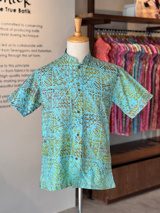 Men's Shirt Short Sleeve Mandarin collar - 16