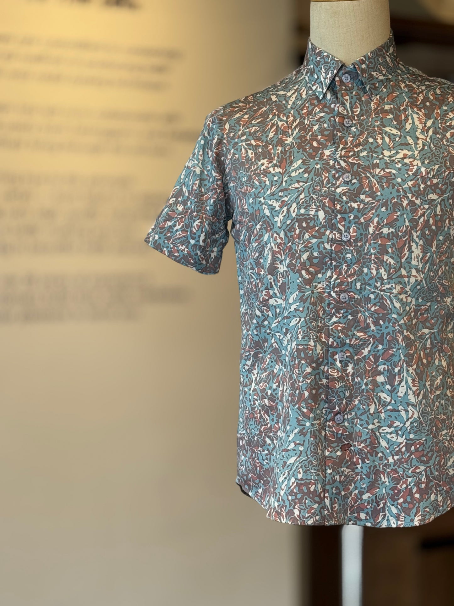 Men's Shirt Short Sleeve Classic Collar - Exclusive Satin 16