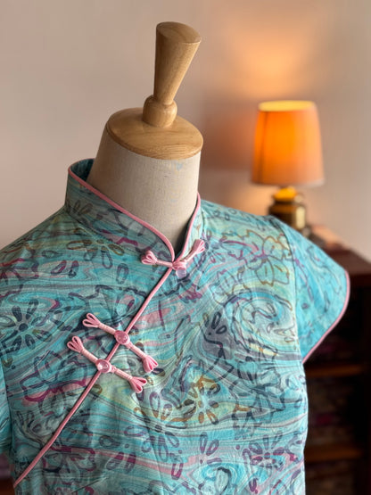 Pastel Qipao Top (Ombak Ganu) 03