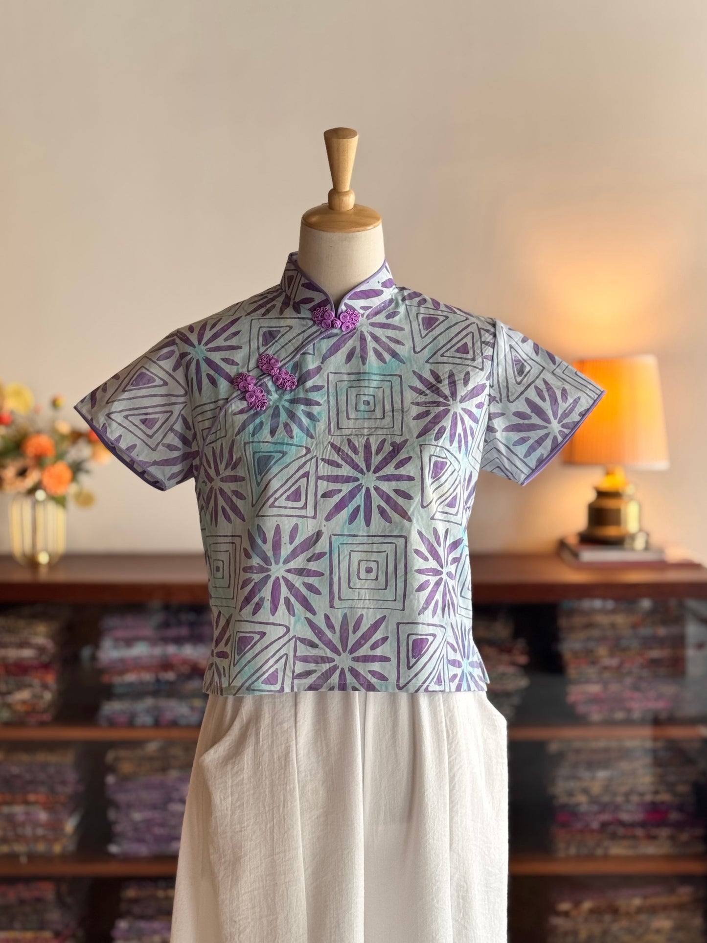 Pastel Qipao Top (Ombak Ganu) 20