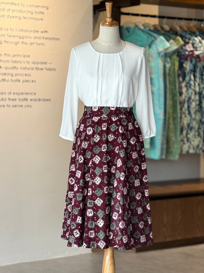 Ayu Lady Midi Wavy Skirt 19