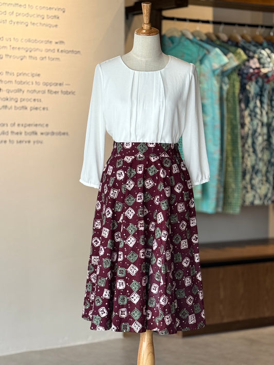 Ayu Lady Midi Wavy Skirt 19