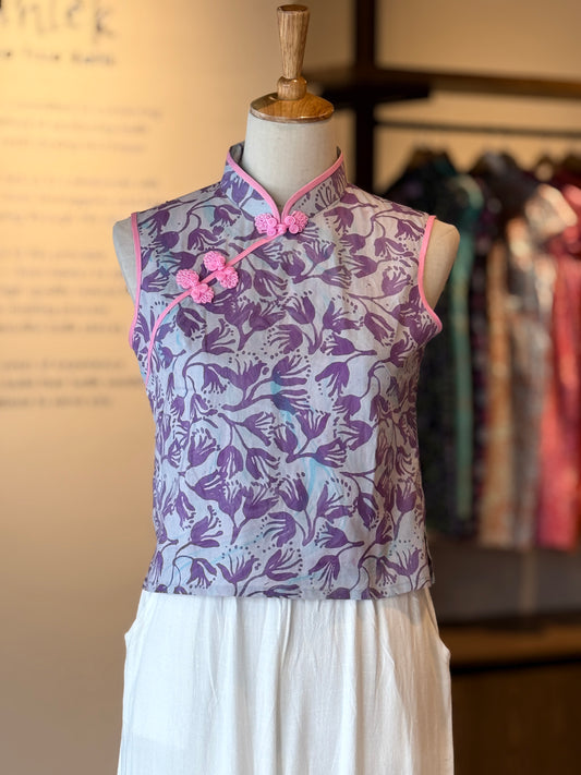 Sleeveless Qipao Top 02
