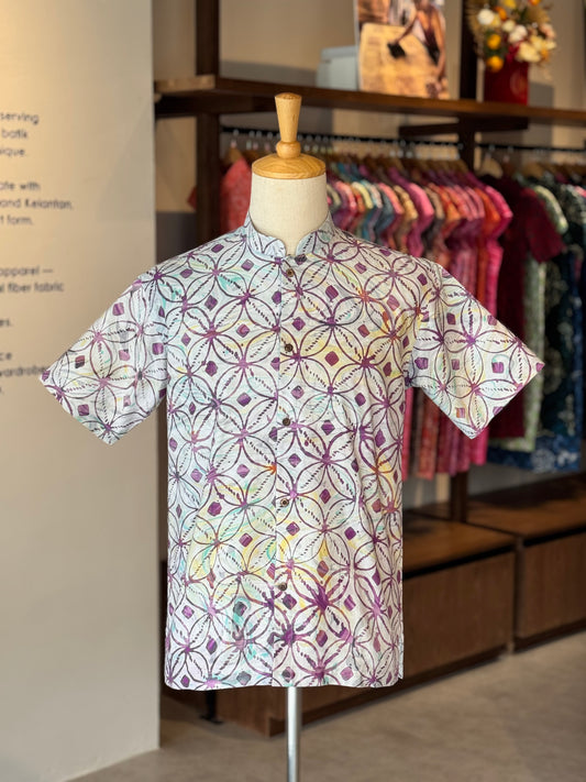 Men's Shirt Short Sleeve Mandarin collar - 15