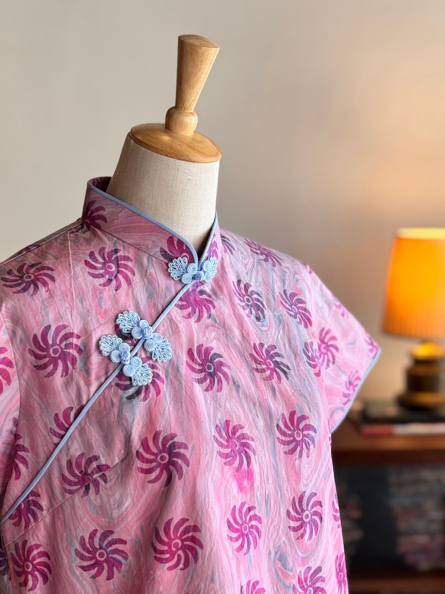 Pastel Qipao Top (Ombak Ganu) 14