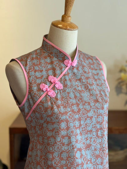 Sleeveless Qipao Top 09