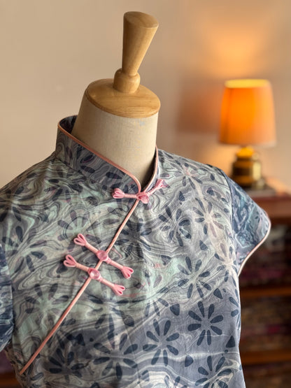 Pastel Qipao Top (Ombak Ganu) 02