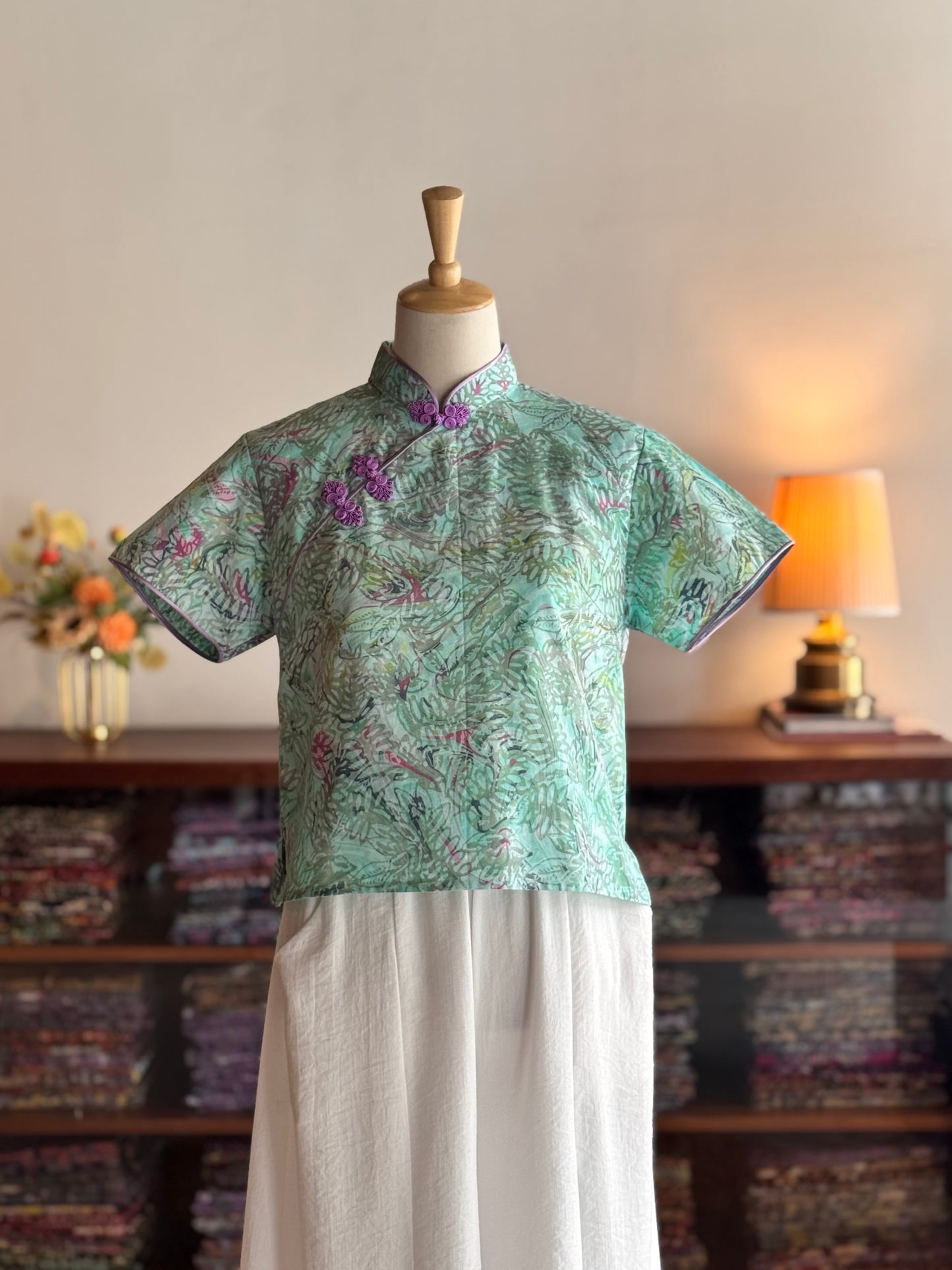 Pastel Qipao Top (Ombak Ganu) 28